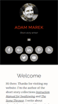 Mobile Screenshot of adammarek.co.uk